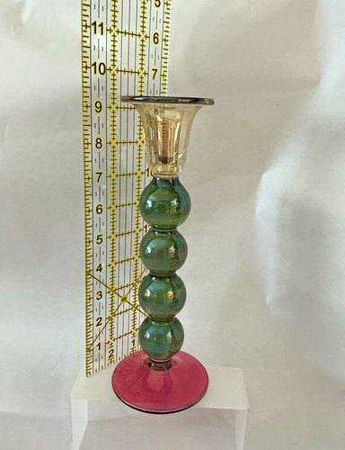 Krosno tri colour candlestick - colour,