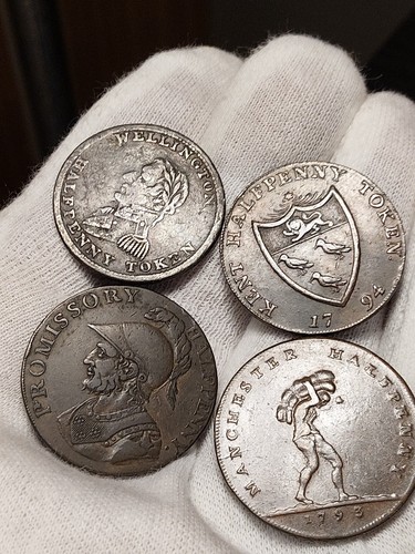 Lot half penny condor - half,