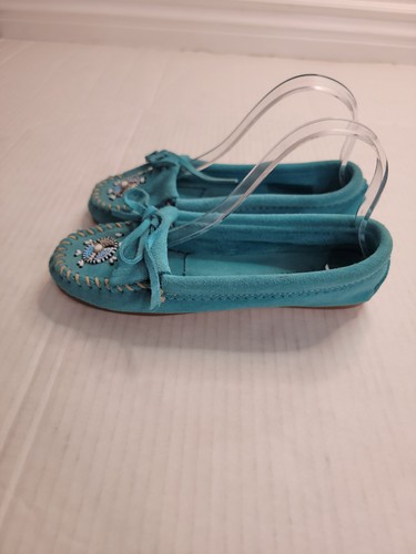 Minnetonka turquoise suede - minnetonka, me