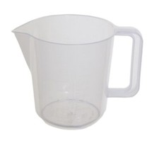 Plastic Kitchen Jug 500ml Measuring Mixing Preparation Jug 1 Pint 0.5L Capacity