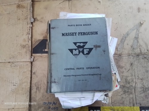 Massey ferguson parts manual - parts,