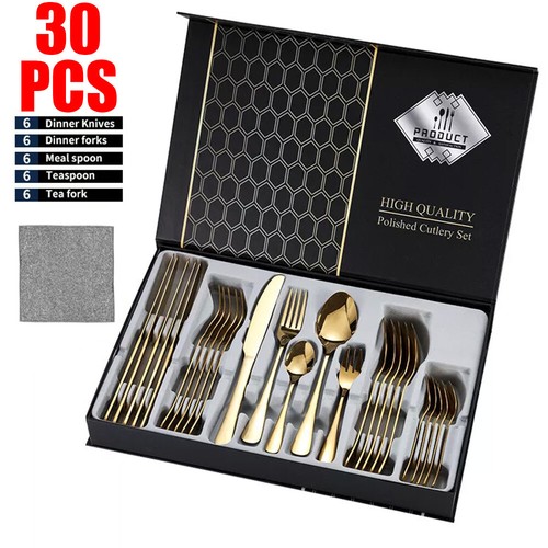 30x cutlery dinner set - cutlery,