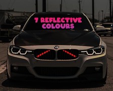 Reflective V Bar Brace Adhesive Vinyl Stickers Covers Accessory for BMW M Power