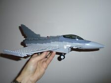 MEGA BLOKS PROBUILDER EUROFIGHTER TYPHOON #3249  damaged  tin  lots of  parts