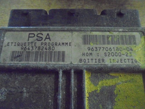 206 peugeot ecu - peugeot, 9643782480