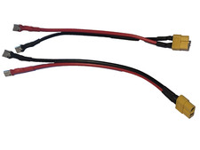 Waverunner / Atom Bait Boat Battery Leads x 2 (Yellow Style)