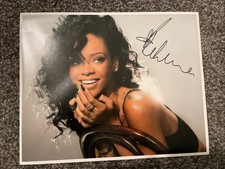 Rihanna Hand Signed Reprint