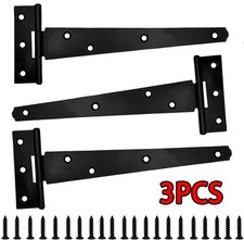 Heavy Duty Tee Hinges Black