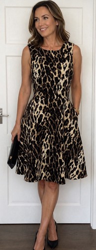 Leopard print cotton - , occasion