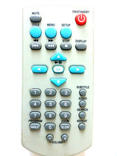 ALBA PORTABLE DVD PLAYER REMOTE CONTROL