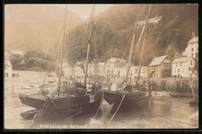 Lynmouth, Harbour with sailing