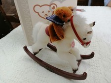 Steiff Collectable Teddy Bear with Rocking Horse - Just Adorable Limited Edition