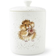 Wrendale Hamster Biscuit Barrel Fine Bone China Hannah Dale by Royal Worcester
