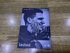 NEWCASTLE UNITED v MANCHESTER CITY PREMIER LEAGUE PROGRAMME 2025/26