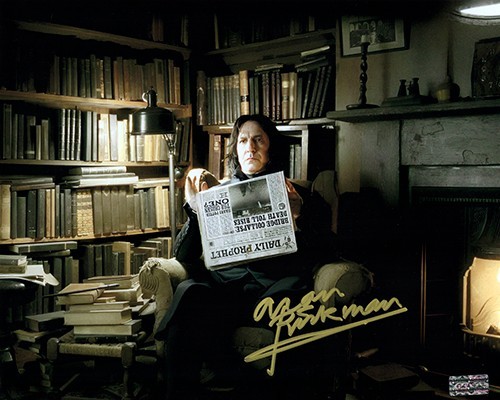 Autographed alan rickman - autographed,