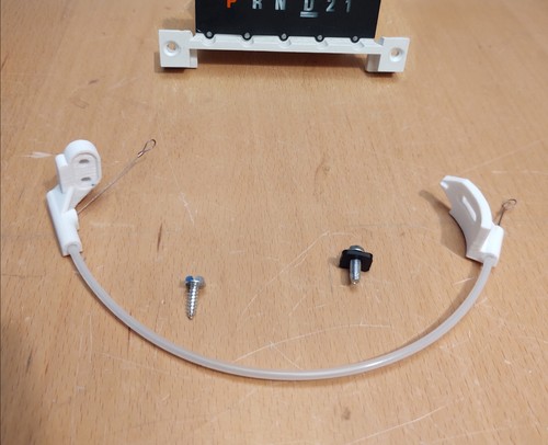 Shift indicator cable - indicator,