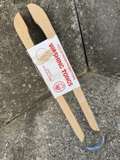 Vintage Wooden Laundry Tongs