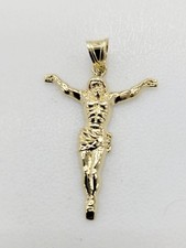 10kt Jesus  Gold Pendant Real
