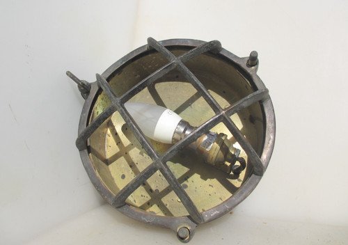 Vintage brass ship - vintage,