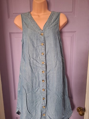 Blue denim sleeveless - f&f,