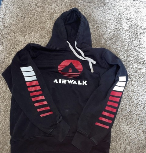 Airwalk black graphic hoodie - black,