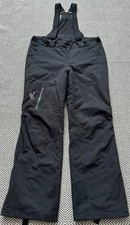 Spyder Dare Ski Pants Men L 52 Black Thinsulate Waterproof Suspenders RRP £350