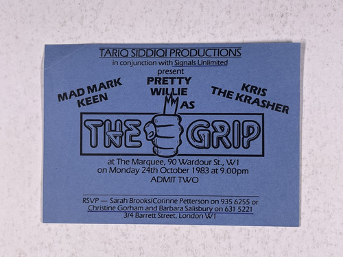 The grip ticket - the, mark
