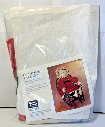 Vintage christmas rag - doll, kit