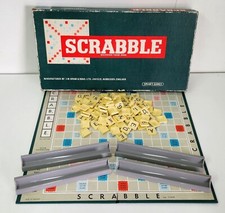 Vintage Scrabble Spears Games, Word Board Game Complete