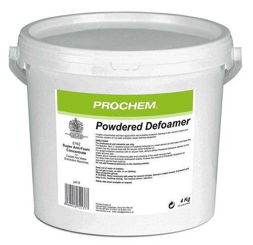 Prochem powdered defoamer 4kg - powdered,
