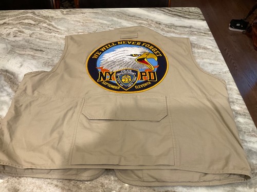 911 nypd tribute vest - nypd,