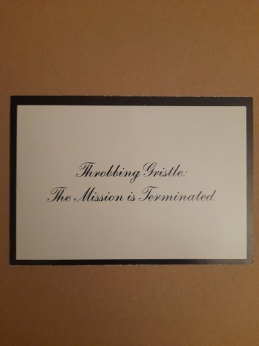 Throbbing gristle the - gristle,