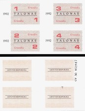 Lithuania 1992 december - 1992,