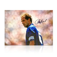 Franco Baresi Signed Italy Football Photo