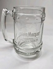 Captain Morgan - Embossed Otiginal Spiced Gold Rum Glass - Mug Stein Tankard VGC