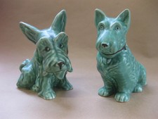 2 Vintage Sylvac Terrier Dog