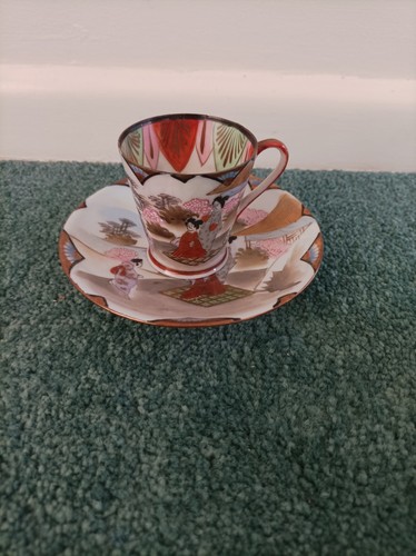 Miniature chinese cup and - chinese,