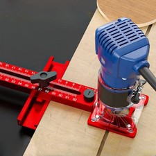 3 in 1 Router Circle Cutting Jig – Aluminum Woodworking Groove & Milling Tool