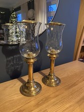 Pair Of Mid Century Brass