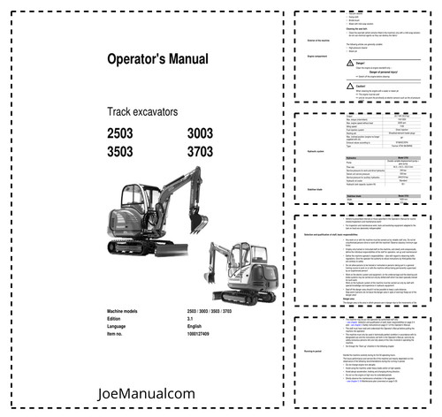 Neuson 2503 3003 3503 - , 3703