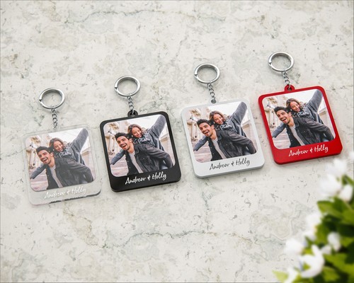 Personalised photo keyring - personalised, any