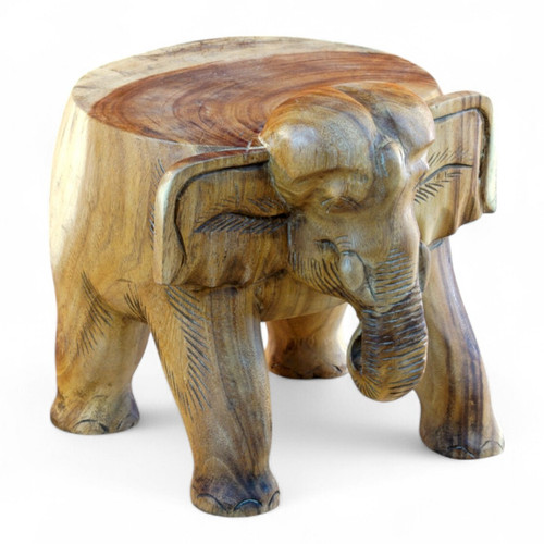 Side table elephant - , solid