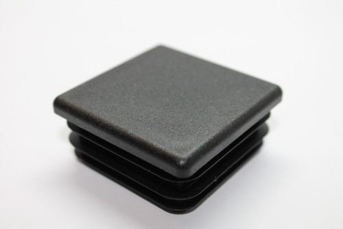 40x40mm square black plastic - 40x40mm,