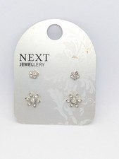 Next Sparkly Floral Stud