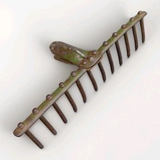 Vintage Garden Rake Old