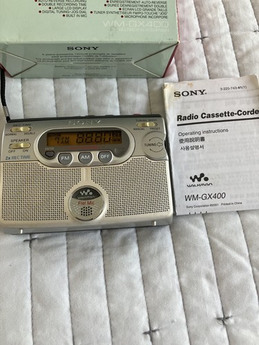 Sony walkman gx400 radio - walkman,