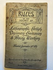 1935 Trade Union Rule Book