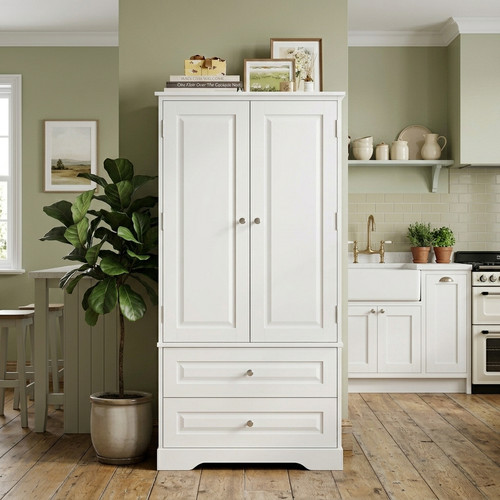 Tall kitchen pantry cupboard - pantry,