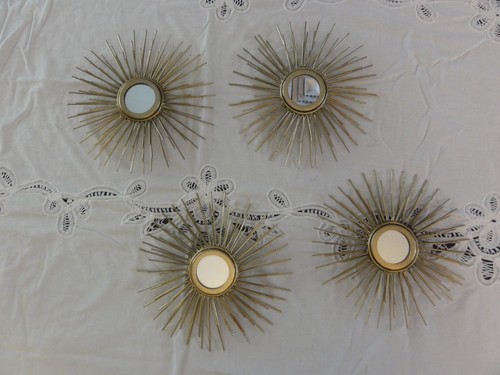 Vintage small gold starburst - vintage,