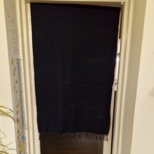 Vintage Frangi Black Scarf Pashmina 200 x 70cm B20